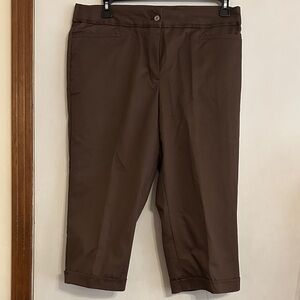 Sag Harbor Brown Capris